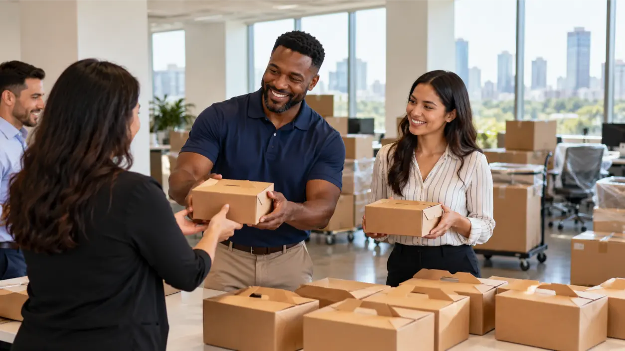 Home Make catering during office move weeks easier with practical tips for split teams, boxed lunches, delivery access, dietary needs, and safe food handling.