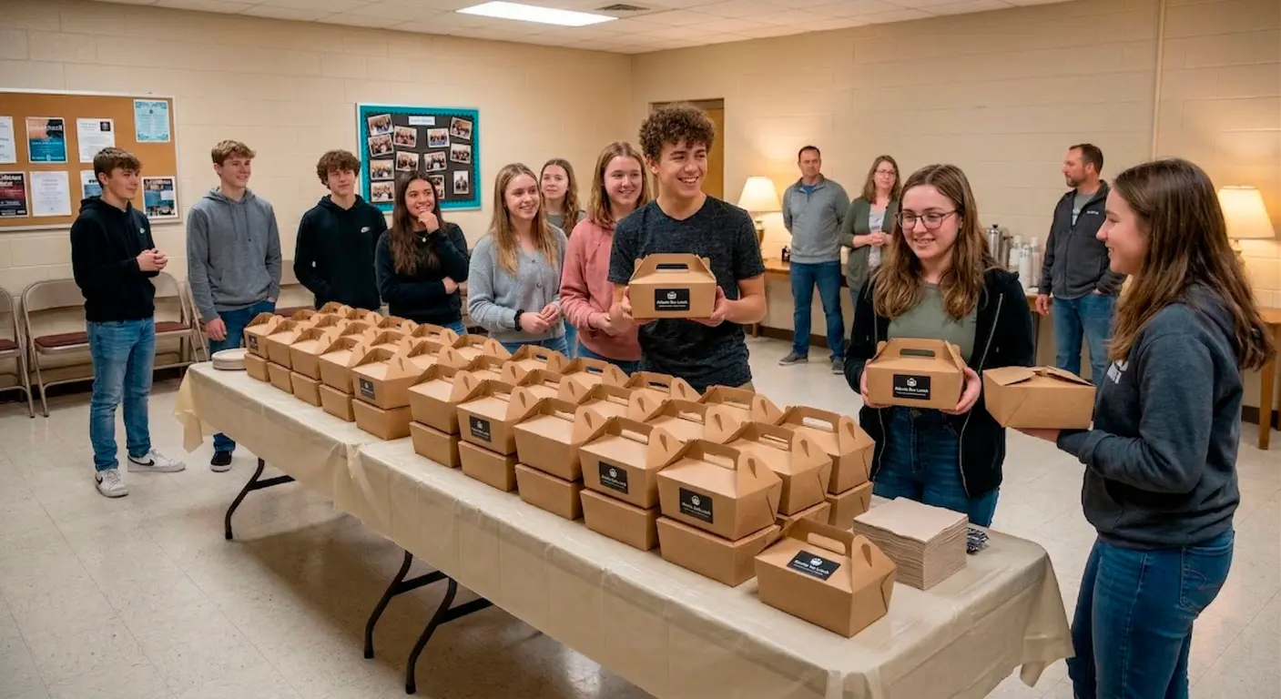 Youth group catering ideas for church events. Learn how to serve teens fast meals with simple distribution and minimal cleanup before pickup time.